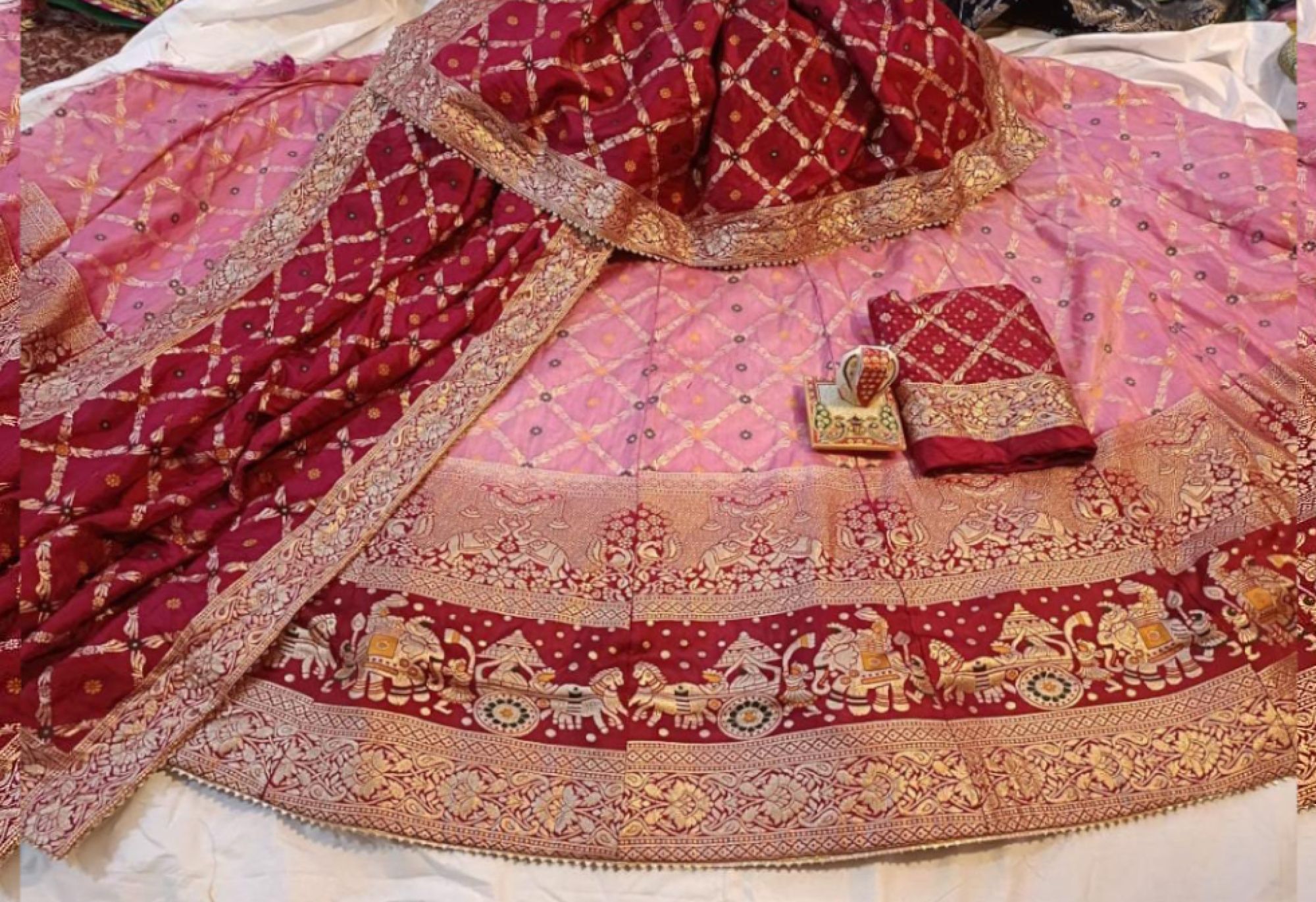 Nylon Lehenga Choli Dupatta