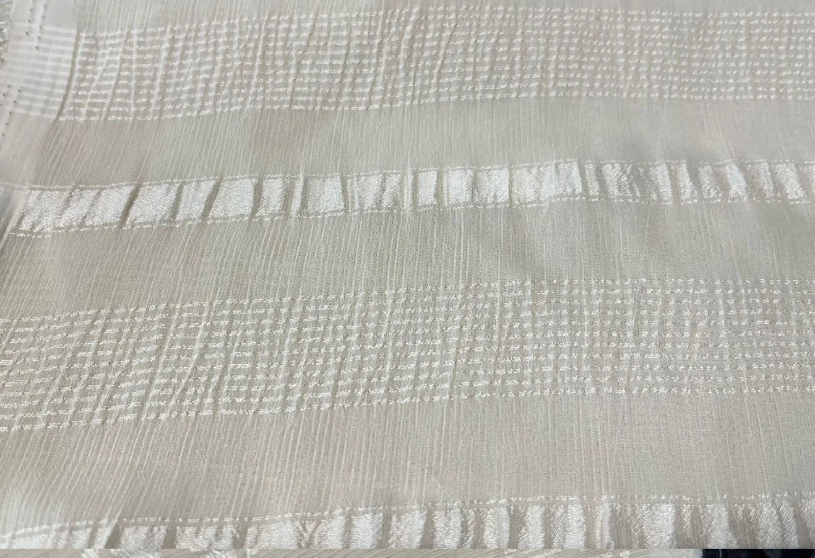 Illustrative close study of woven fabric