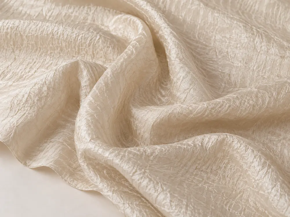 AI illustration: crushed / crinkled, drape study