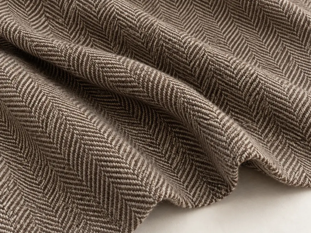 AI illustration: herringbone, drape study